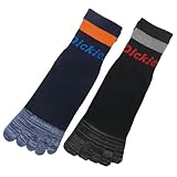 ディッキーズ5本指ロークルーソックス 2足入り D-3233 F