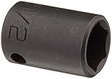 Wright Tool 3816 3/8 Drive 6 Point Standard Impact Socket, 1/2 by Wright Tool