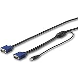 StarTech.com パソコン自動切替器専用KVMケーブル 4.6m StarTech.comラックマウントKVMコンソールドロワー用 VGA/USB接続CPU切替器ケーブル RKCONSUV15
