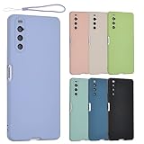 Xperia 10 IV シリコン ケース Xperia10IV カバー スマホケース 薄型 保護 耐衝撃 SO-52C SO52C SOG07 エクスペリア10IV au docomo softbank UQmobile パープル A800X10IVPU