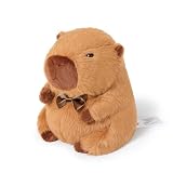 Ditucu オリジナル カピバラ 電子レンジ可 加重 ぬいぐるみ 動物 加熱式 カピバラ ぬいぐるみ 暖かさ 快適 生理用 けいれん 痛み ぬいぐるみ おもちゃ 子供へのギフトに ダークブラウン 9インチ