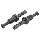 uxcell ドリルチャックアダプター　ロックねじ　マキタ・ボッシュ　ドライバー　2個入り　9.5mm