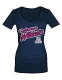 NCAAアリゾナワイルドキャッツコットンVネックTシャツ, Large , Navy