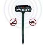 改良版 猫よけ 動物撃退器 Coolcraft 害獣撃退 コウモリ 撃退 超音波 ソーラー式 猫撃退 猫退治 猫よけグッズ 寄せ付けない 対策 糞被害 糞尿 野良犬 猫対策 猫よけ対策 鳥害対策 猫除