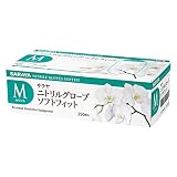 サラヤ ニトリルグローブソフトフィット ホワイト M 250枚入 50986