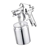 Perfk 高品質　スプレーガン　重力式 フィード　塗料ガン　600ml　自動車補修　家具 塗装　多用途