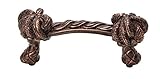 Carpe Diem Hardware 2360-22 Coastal Living Double Palm Tree Pull 3-Inch O.C., Oil Rub Bronze [並行輸入品]