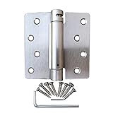 サテンニッケル4 " x 4 " x 1 / 4 "コーナーself-closingスプリングヒンジ