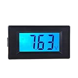KKmoon デジタル表示電圧計電圧計 DC7.5-19.99V LCD ディスプレイ【並行輸入品】
