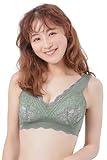 【公式】LUNA（ルーナ）ナチュラルアップ ナイトブラ AAA~Cカップ 特許取得 滑り止めシート ハンモック構造 ノンワイヤー 鈴木奈々 (S, ダスティグリーン)