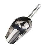 MagiDealステンレス鋼氷スクープシャベルSweets Buffet小麦粉キャンディメジャーツール6サイズ 10.24 x 3.94 x 1.97 inch / 26 x 10 x 5 cm シル