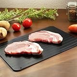 atRise[アットライズ] 解凍プレート 【旨味を逃がさない！ムラなく解凍＆粗熱取り】 軽量 薄型 コンパクト 3サイズ 時短便利グッズ 