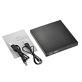 Yデパートセンター55® 外付け ポータブルDVDドライブ ブラック USB2.0 バスパワー CD-R CD-ROM DVD-ROM Windows対応