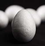 Darice Durafoam Styrofoam White Foam DIY Craft Easter Eggs - 2 1/2 24PK by Unknown
