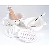 赤ちゃんの城 ベビーフードセット トリコロール オフホワイト 日本製