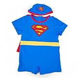 TopTieの幼児の少年スーパーマン水着/バススーツ/コスチューム、ワンピース水着 - サイズ2