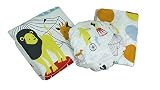 At The Circus Polka Dot 3 Piece Crib Sheet Skirt Comforter Bedding Set by Zeckos