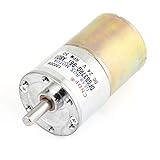 uxcell DCギヤードボックスモータ　ギヤボックスモーター　減速機　磁気　DC 24V 50R/Min