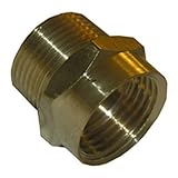 LASCO 15-1709 3/4-Inch Female Garden Hose Thread by 3/4-Inch Female Pipe Thread Brass Adapter by LAS