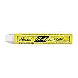 Markal 81610 HT-40 Paintstik Solid Paint Red Hot Surface Marker (350 F - 1700 F), White (Pack of 12)