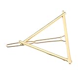 Dovewill 全4パターン　アクリップ　ヨーロッパスタイル　シンプル　ジオメトリ　ヘアクリップ　髪飾り　アクセサリー　ゴールド - ＃1