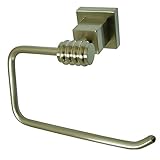 キングストン真鍮BAH4648Z3SNシングルポストのトイレットペーパーホルダー