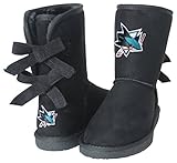 NHL San Jose Sharks Boysファンブーツ、サイズ9、ブラック