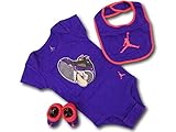 (ジョーダン)Jordan ベビージョーダン 3点セット (0-6M(0～6ヶ月), 紫インフラレッド) [並行輸入品]