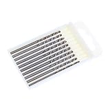 B Blesiya ツイストドリルビット　セット　高速度鋼　ストレートシャンク　趣味用　工具製造　2.2mm　10ピース入り