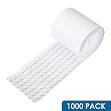 RokハードウェアHeavy Duty自己粘着フェルトパッドのバンパー、直径3 / 8インチ、1 / 8インチ高さ、ラウンド、ホワイト、パック1000 – rokfeltp38wht