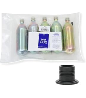 Amazon.co.jp: Leaf CO2 ボンベ 74g 5本セット 炭酸