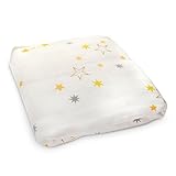 Brooklyn Bamboo Soft, Large Baby Quilt Blanket Breathable, Hypoallergenic Bamboo Boy Or Girl 47 x 47