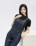 [TOYBARJAPAN ]1/6スケール アクションフィギュア用 TBLeague素体に対応 ZYTOYS ZY5054 女子大生 ファション女性 Tシャツとオーバーオールジーンズ(ヘッドと素体と靴は含みません)