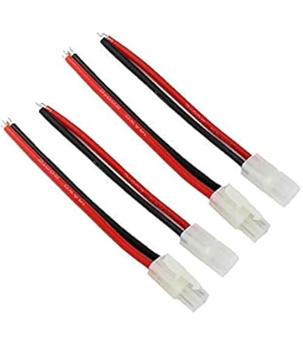 Amazon.co.jp: Yiqigou 2ペア 小型ミニタミヤプラグオスメスコネクター