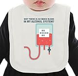 Why there is so much blood in my alcohol system ネクタイを有する有機ビブ Medium