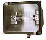 Designers Edge L-50BR 500-Watt Halogen Floodlight, Bronze [並行輸入品]