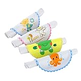 4PCSコットンベビー汗吸収タオル4つの層の汗のウィッキングパッドビブス19 * 37CM - A03