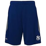 ユースニューヨーク・ヤンキースブルー合成Baseball Shorts M ブルー