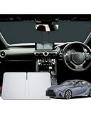 【GAFAT】レクサス IS 𝟑𝟎系専用 3代目 2020年モデル~ 車用サンシェード レクサスis250 30系 サンシェード フロントガラス用 UVカット 折り畳み lexus is300h マルチサンシェード 遮光 断熱 紫外線カット 日よけ 収納袋付 車中泊 軽量 取付簡単 インテリア 防犯対策