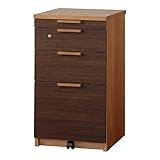 小島工芸 日本製 組立不要 健康仕様のFフォースター タブレットテーブル付 幅41.1cm サイドデスクNK モカ+ウェンジ [オクユキ55cm タカサ74cm] 1290486