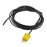 uxcell 熱電対プローブセンサー　熱電対プローブケーブル　温度測定　300度　 K タイプ　3M