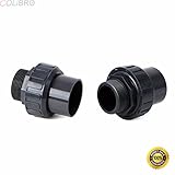 colibrox -- 2 Union配管ジョイント1.5 " NPT X 2 " Swimming Pool Spaポンプスリップ継手CPVC Threaded 1.5インチNPT x 2インチスリ