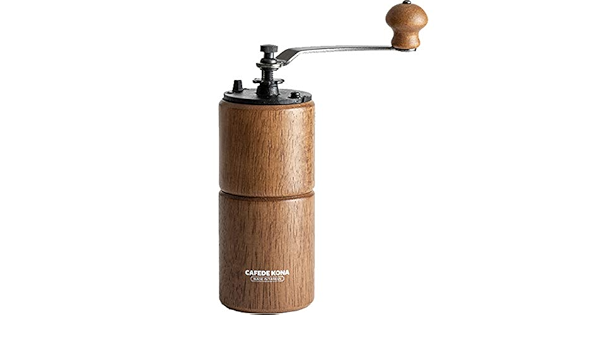 Amazon Cafede Kona 木製手動グラインダー コーヒーグラインダー ハンドコーヒーミル ヴィンテージスタイル ダークブラウン ブラウンbrown ローボード テレビ台 オンライン通販