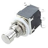 SODIAL(R) 6ピン DPDT瞬間ストンプフットスイッチ　ギター用　AC 250V/2A 125V/4A