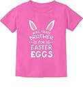 Trade Brother兄弟のイースター卵イースターギフト幼児/幼児キッズTシャツ カラー: ピンク