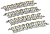 TOMIX Nゲージ カーブPCレール C317-15-PC F 4本セット 1197 鉄道模型用品