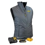 DEWALT DCHVL10C1-S Women's Heated Quilted Vest?, Gray, Small [並行輸入品]