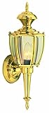 Design House 502526 Jackson Outdoor Uplight, 17.25-Inch by 5.5-Inch, Solid Brass [並行輸入品]