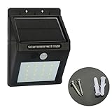 ALED LIGHT ソーラーライトLED センサーライトLED 防水 IP65 　16LEDソーラー充電式　LEDライト 人感センサー 夜間自動点灯 省エネ 門扉用ライト アウトドアライト 屋外照明
