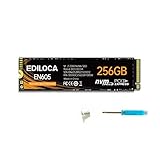 Ediloca EN605 2TB SSD M.2 2280 NVMe1.3 PCIe Gen3 x4 SSD 3D TLC NAND 内蔵SSD 最大2150/1850 MB/秒の読み取り/書き込み速度 ノートパソコンおよびデスクトップPCと互換性あり